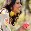 Timeless Mystic Floral Earring - Image 2