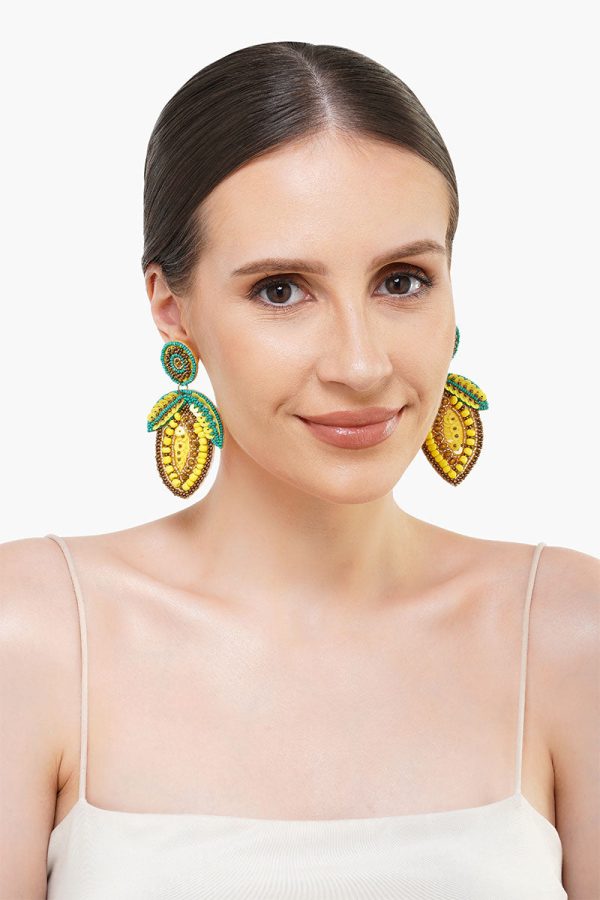 Positano Lemon Earrings - Image 3