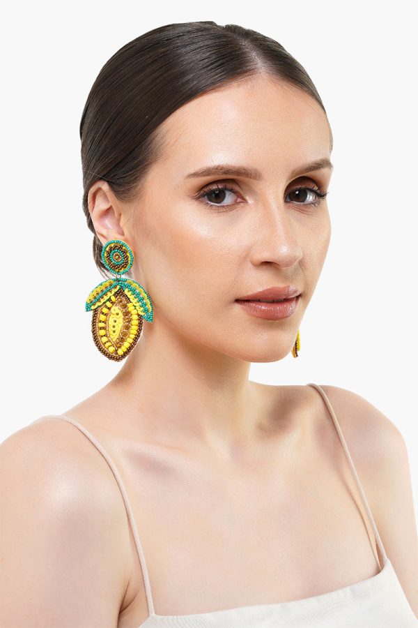 Positano Lemon Earrings - Image 4