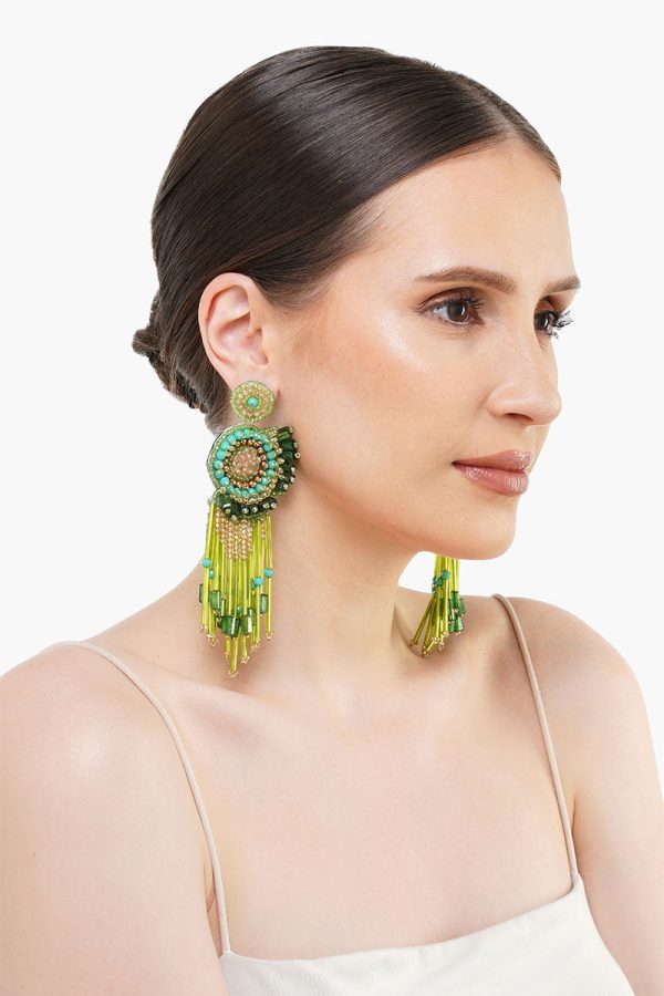 Glam Sham Beaded Earrings - Image 3