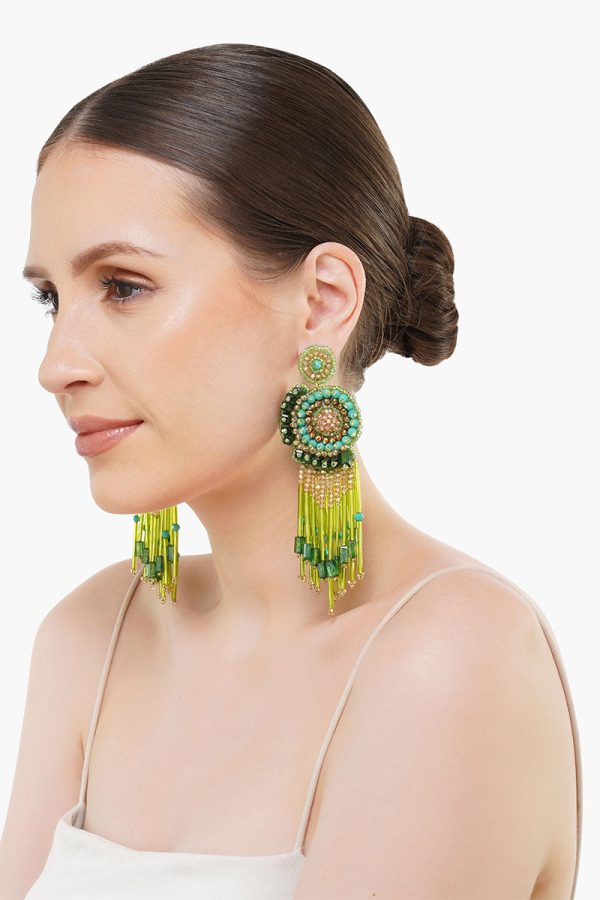 Glam Sham Beaded Earrings - Image 4