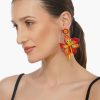 Coral Lily Earrings - Image 3