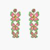 Pretty Pink Floral Earrings