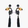 Toucan Paradise Beaded Earrings - Image 2