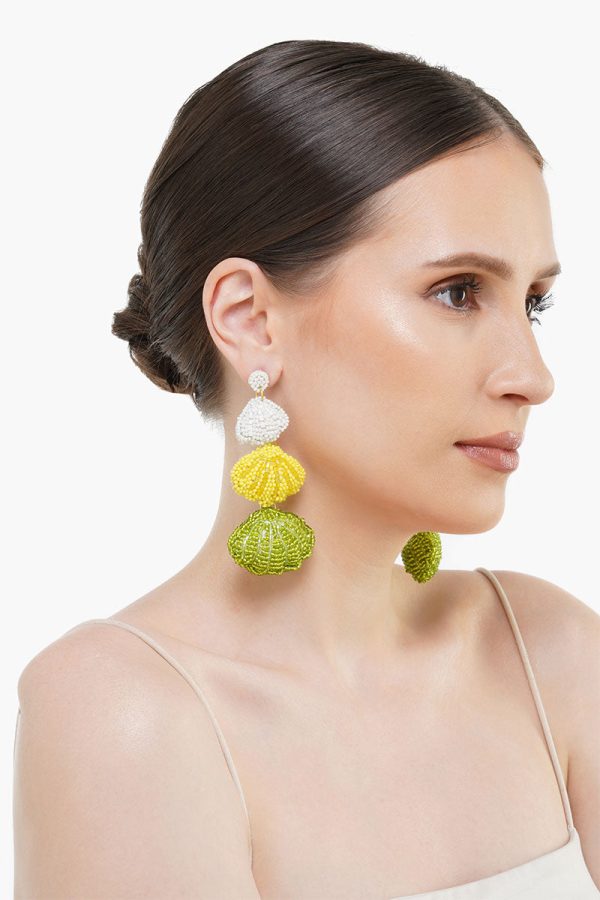 Citrus Seashell Earring - Image 3