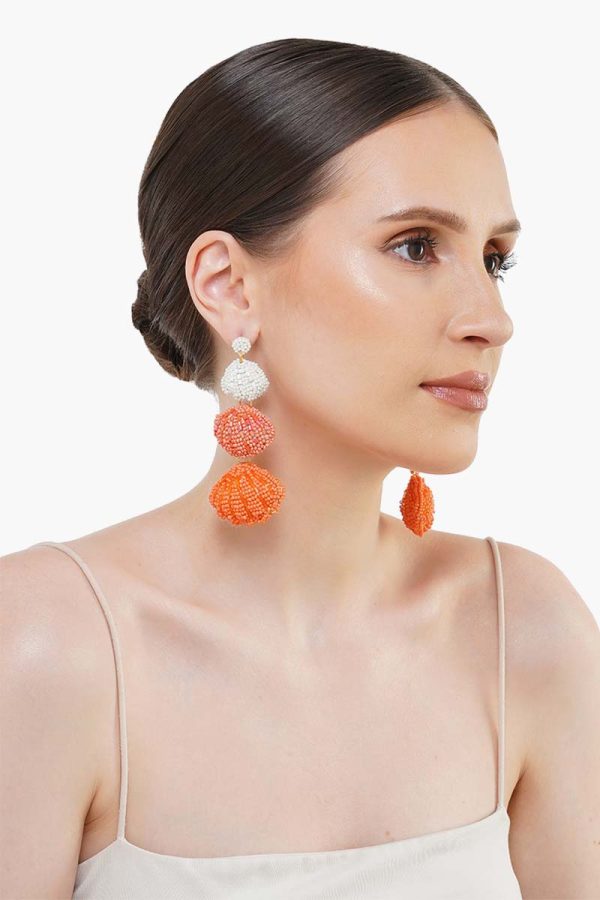 Sunset Seashell Earring - Image 3