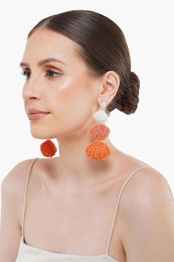 Sunset Seashell Earring - Image 4