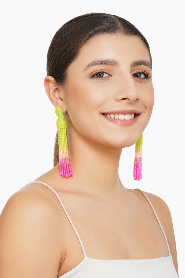 Tassel Pop Drop Earrings - Image 3