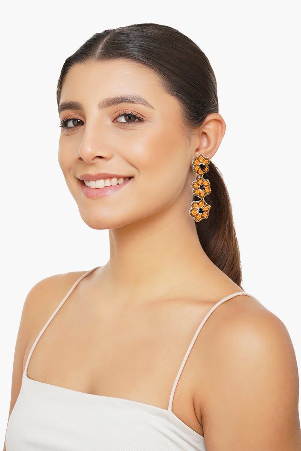Flora Drops Earrings - Image 5