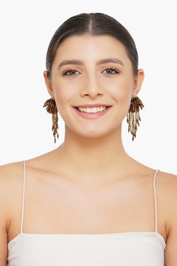 Dripping Gold Earrings - Image 2