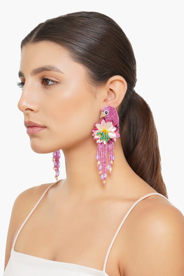 Pink Chirp Earrings - Image 4